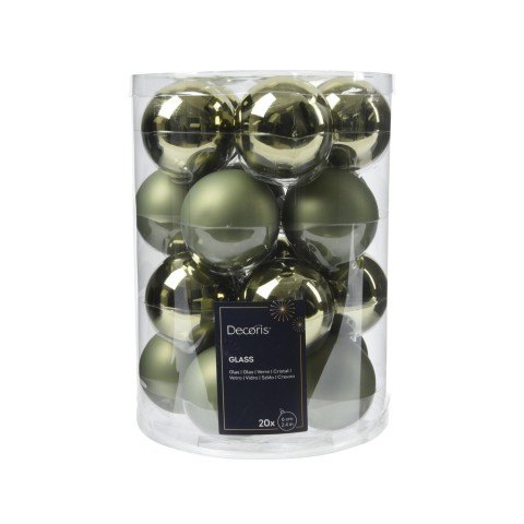 SFERA VETRO D6 MIX GREEN